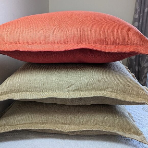 Pottery Barn Belgian Linen Dual Color Pillow-Per Pillow - Picture 3 of 12